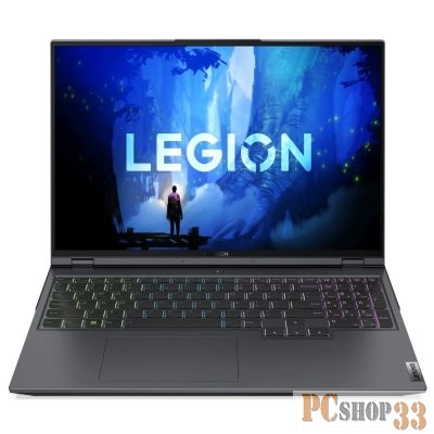 Ноутбук Lenovo Legion 5 Pro 16IAH7H Core i7 12700H 32Gb SSD1Tb NVIDIA GeForce RTX3070Ti 8Gb 16 IPS WQXGA (2560x1600) noOS grey WiFi BT Cam (82RF00H6RK)