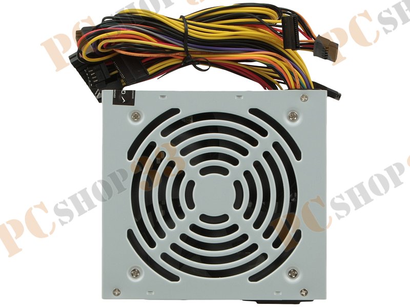 Блок питания 600Вт Aerocool ECO-600W ATX12V V2.3 (20/24+4/8+6/8pin, вентилятор d120мм) + кабель питания EURO (1.1м)