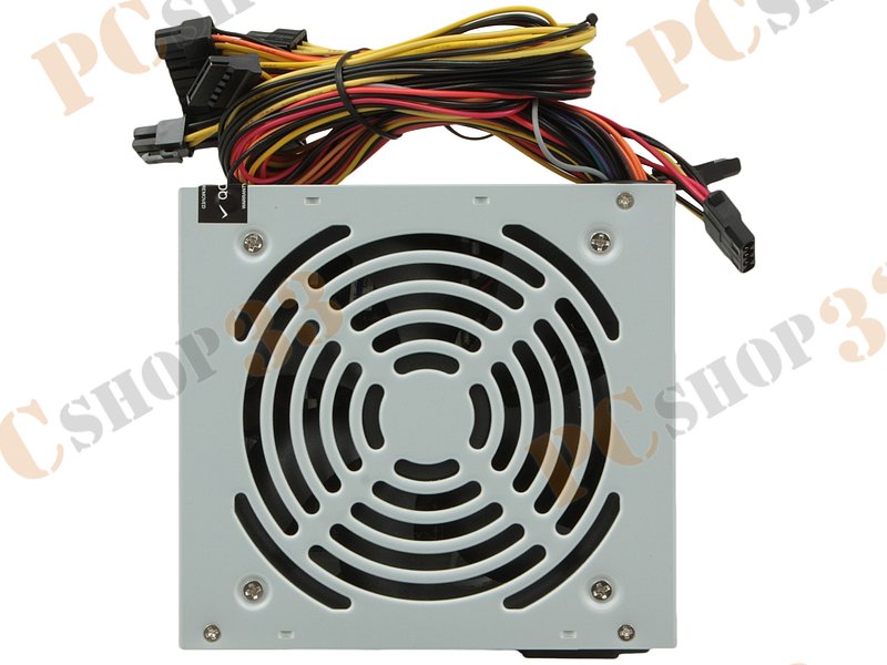 Блок питания 450Вт Aerocool ECO-450W ATX12V V2.3 (20/24+4+6pin, вентилятор d120мм) + кабель питания EURO (1.1м)