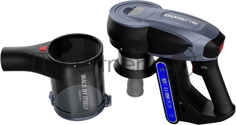 Пылесос Polaris PVCS 7090 HandStick PRO Aqua 450Вт жемчужный/серый