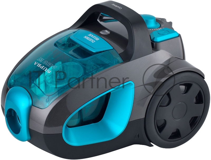 Пылесос Supra VCS-2440 2450Вт бирюзовый/черный