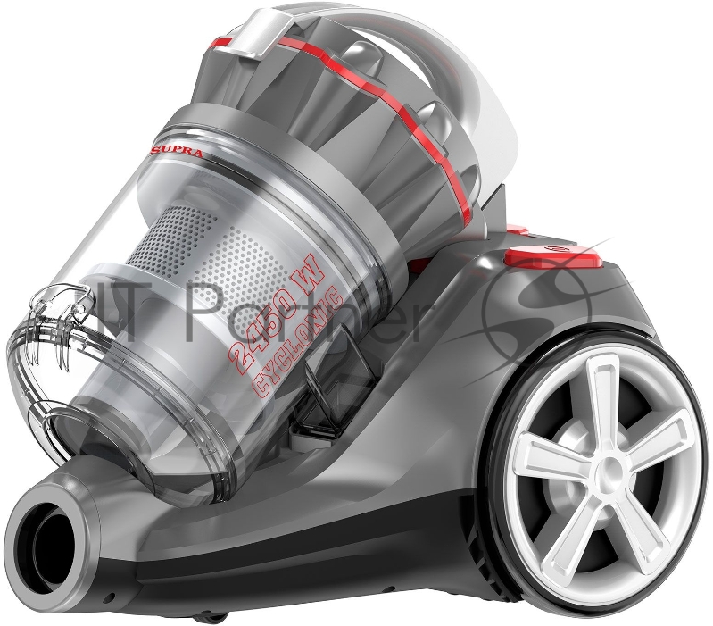 Пылесос Supra VCS-2525 2450Вт серый/черный