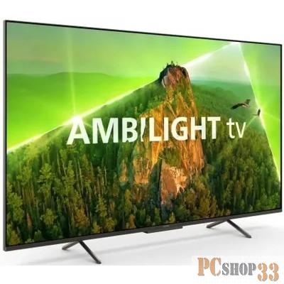 Телевизор LED Philips 50 50PUS8108/60 Series 8 серебристый 4K Ultra HD 60Hz DVB-T DVB-T2 DVB-C DVB-S DVB-S2 USB WiFi Smart TV (RUS)