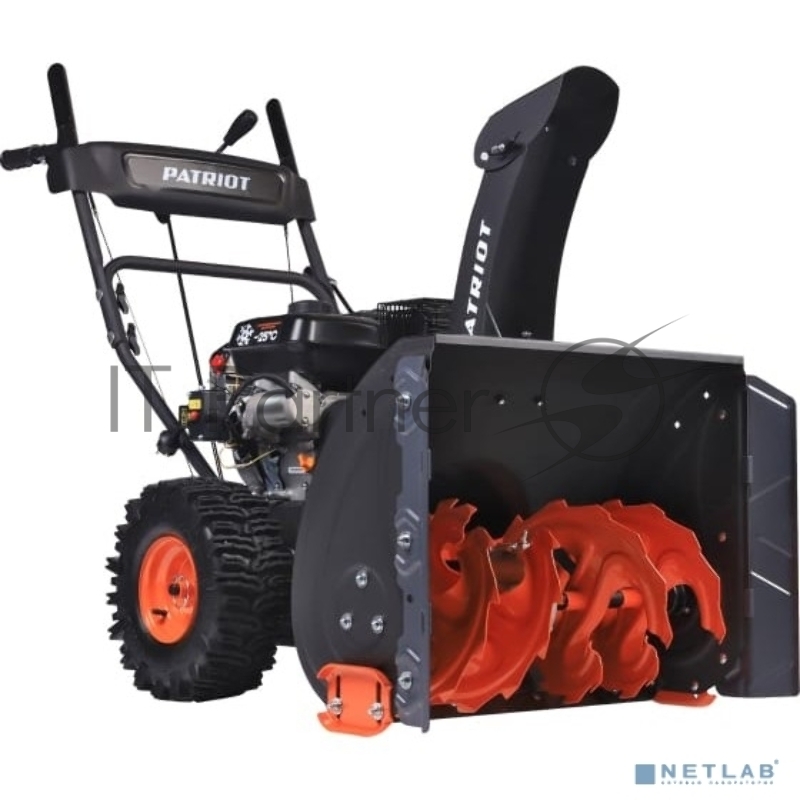 Снегоуборщик PATRIOT PS 707 E, Двигатель 7л.с до -25 °С 212 сс Стартер ручной / 220V LED-фара, Панель c увеличенным диапазоном скоростей 6 вперед /2 назад Ширина ковша 610мм +100(26) система XTS Высота ковша 530мм(21) диаметр шнека 300мм Колеса Wi