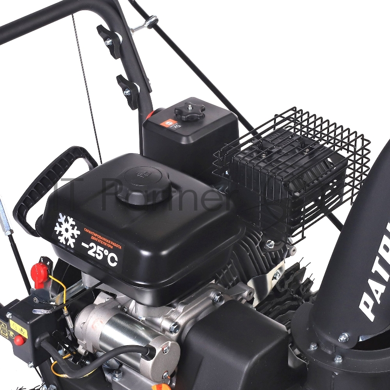 Снегоуборщик PATRIOT PS 707 E, Двигатель 7л.с до -25 °С 212 сс Стартер ручной / 220V LED-фара, Панель c увеличенным диапазоном скоростей 6 вперед /2 назад Ширина ковша 610мм +100(26) система XTS Высота ковша 530мм(21) диаметр шнека 300мм Колеса Wi