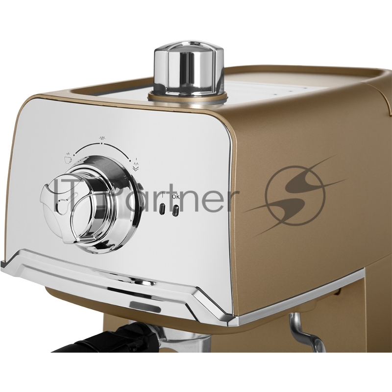 Кофеварка рожковая Polaris PCM 1529E Adore Crema 800Вт шампань