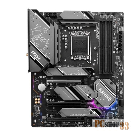 Материнская плата MSI Z790 GAMING WIFI Soc-1700 Intel Z790 4xDDR5 ATX AC`97 8ch(7.1) 2.5Gg RAID+HDMI