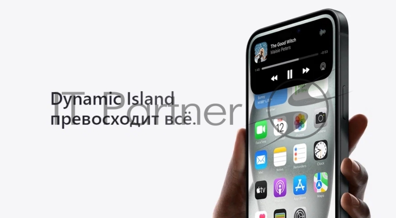 Смартфон Apple A3092 iPhone 15 128Gb черный моноблок 3G 4G 2Sim 6.1 1179x2556 iOS 17 48Mpix 802.11 a/b/g/n/ac/ax NFC GPS Protect