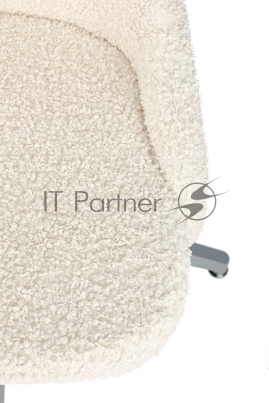 Кресло Бюрократ CH-340GLZ молочный экомех крестов.4-луч. пластик пластик серый