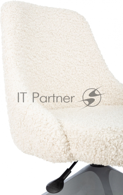 Кресло Бюрократ CH-340GLZ молочный экомех крестов.4-луч. пластик пластик серый