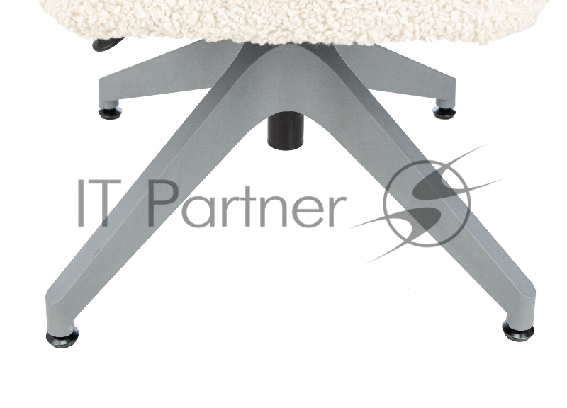 Кресло Бюрократ CH-340GLZ молочный экомех крестов.4-луч. пластик пластик серый