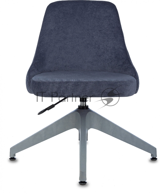 Кресло Бюрократ CH-340GLZ синий Light-27 крестов.4-луч. пластик пластик серый
