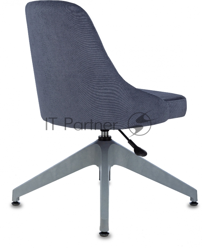 Кресло Бюрократ CH-340GLZ синий Light-27 крестов.4-луч. пластик пластик серый