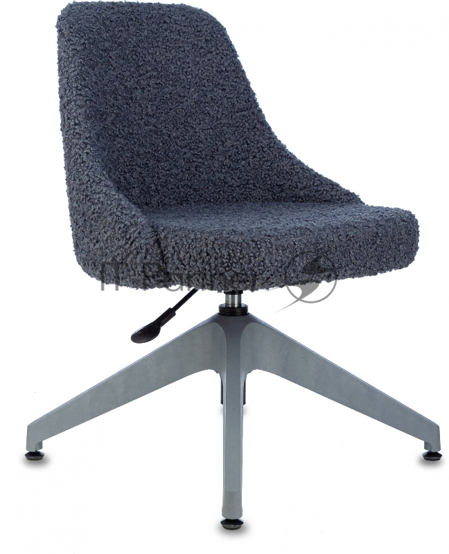 Кресло Бюрократ CH-340GLZ синий экомех крестов.4-луч. пластик пластик серый