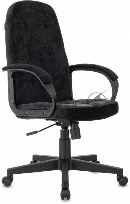 Кресло руководителя Бюрократ CH 002 Fabric черный Light-20 крестов. пластик