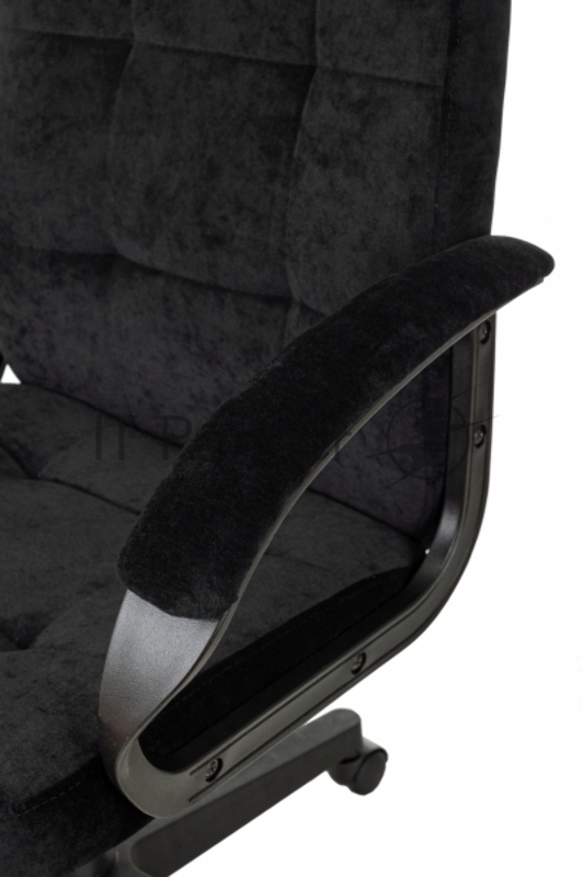 Кресло руководителя Бюрократ CH 002 Fabric черный Light-20 крестов. пластик