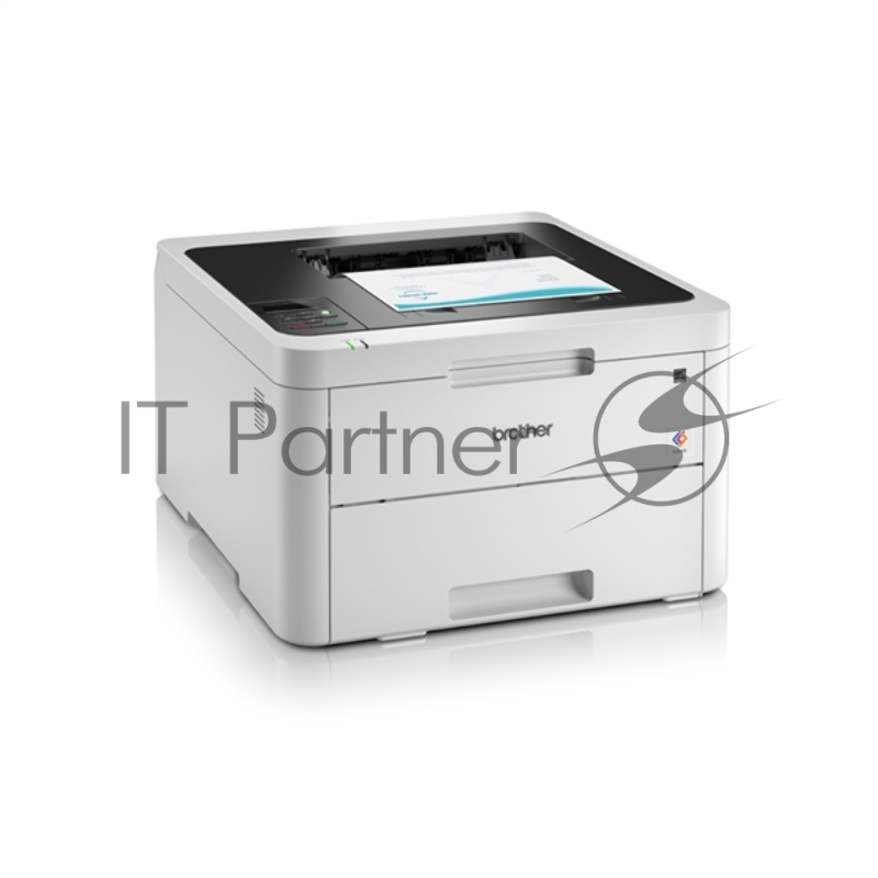 Принтер Brother HL-L3230CDW, цв.светодиодный, А4, 18 стр/мин, 256 Мб, Duplex, LAN, PCL, WiFi, старт.картриджи 1000 стр. официальная гарантия 1 год