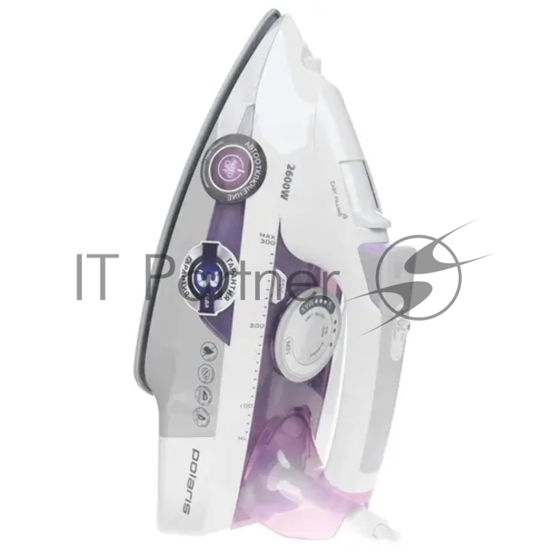 Утюг POLARIS PIR2685AK Белый/Сиреневый 2600Вт