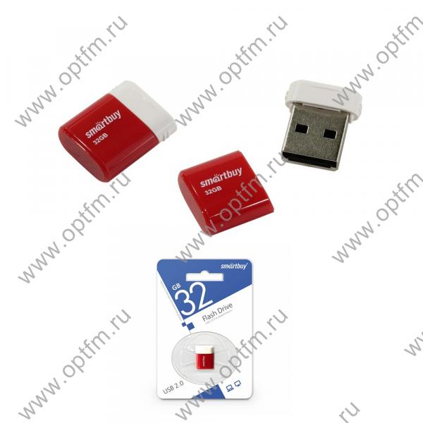 32GB USB 2.0 Flash Drive SmartBuy Lara красный (SB32GBLARA-R)