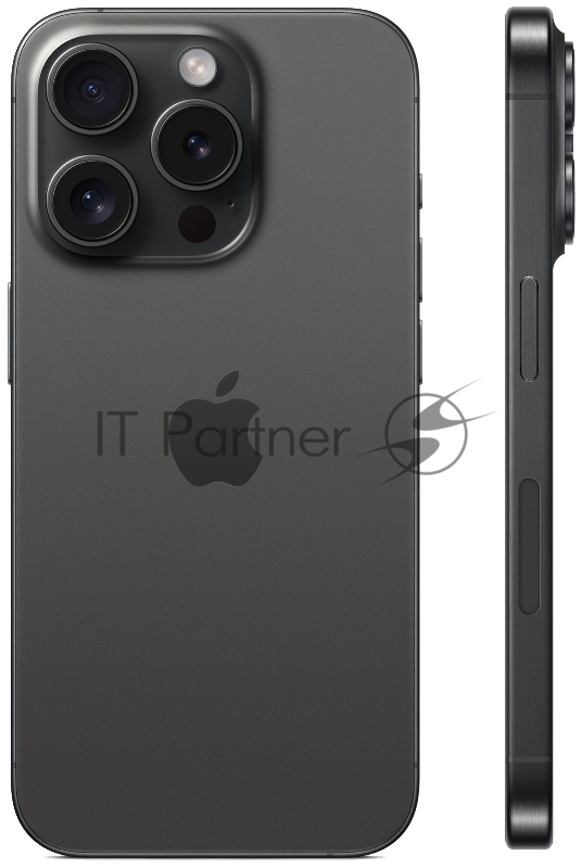 Смартфон Apple A3104 iPhone 15 Pro 128Gb черный титан моноблок 3G 4G 2Sim 6.1 1179x2556 iOS 17 48Mpix 802.11 a/b/g/n/ac/ax NFC GPS Protect