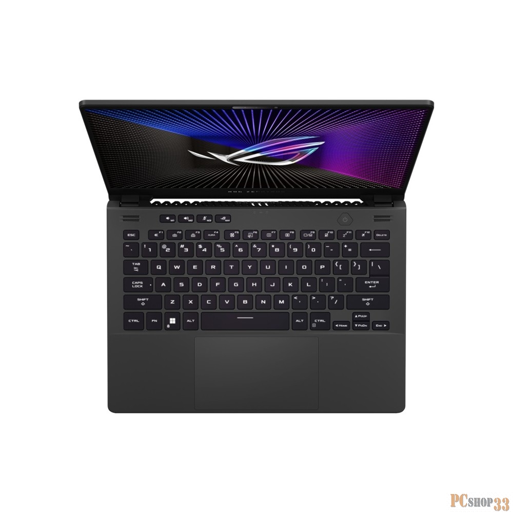 Ноутбук Asus ROG Zephyrus GA402XV-N2080W Ryzen 9 7940HS 16Gb SSD1Tb NVIDIA GeForce RTX4060 8Gb 14 IPS WQXGA (2560x1600) Windows 11 Home black WiFi BT (90NR0DG4-M005V0)