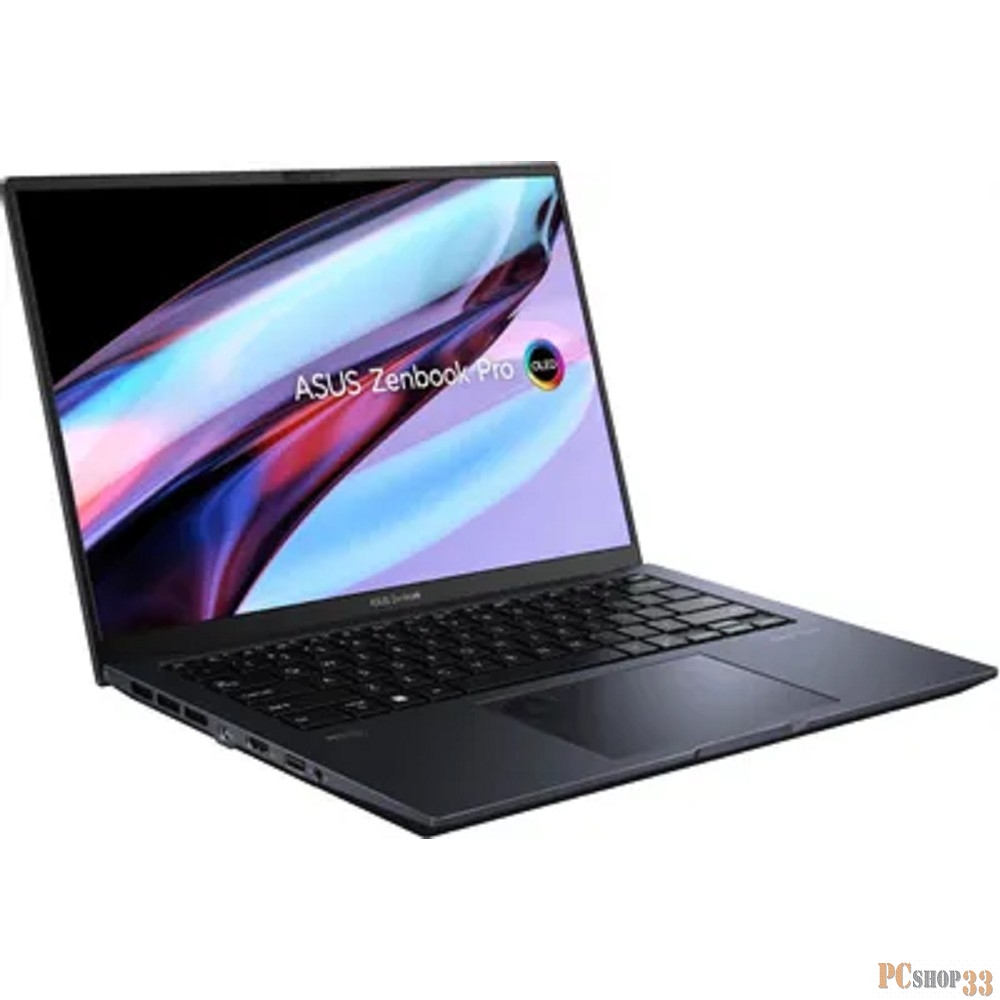Ноутбук Asus Zenbook 14X OLED UX6404VI-P1126X Core i9 13900H 32Gb SSD2Tb NVIDIA GeForce RTX4070 8Gb 14.5 OLED Touch 2.8K (2880x1800) Windows 11 Professional black WiFi BT Cam Bag (90NB0Z81-M00570)