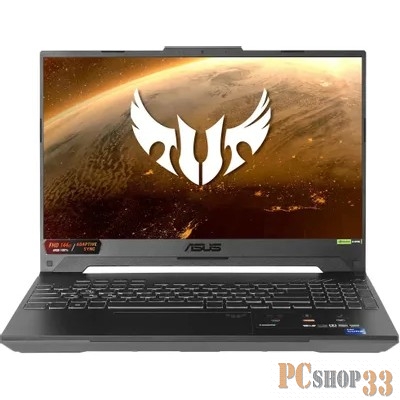 Ноутбук Asus TUF Gaming F15 FX507ZV4-LP106 Core i7 12700H 16Gb SSD1Tb NVIDIA GeForce RTX4060 8Gb 15.6 IPS FHD (1920x1080) noOS grey WiFi BT Cam (90NR0FA7-M007U0)