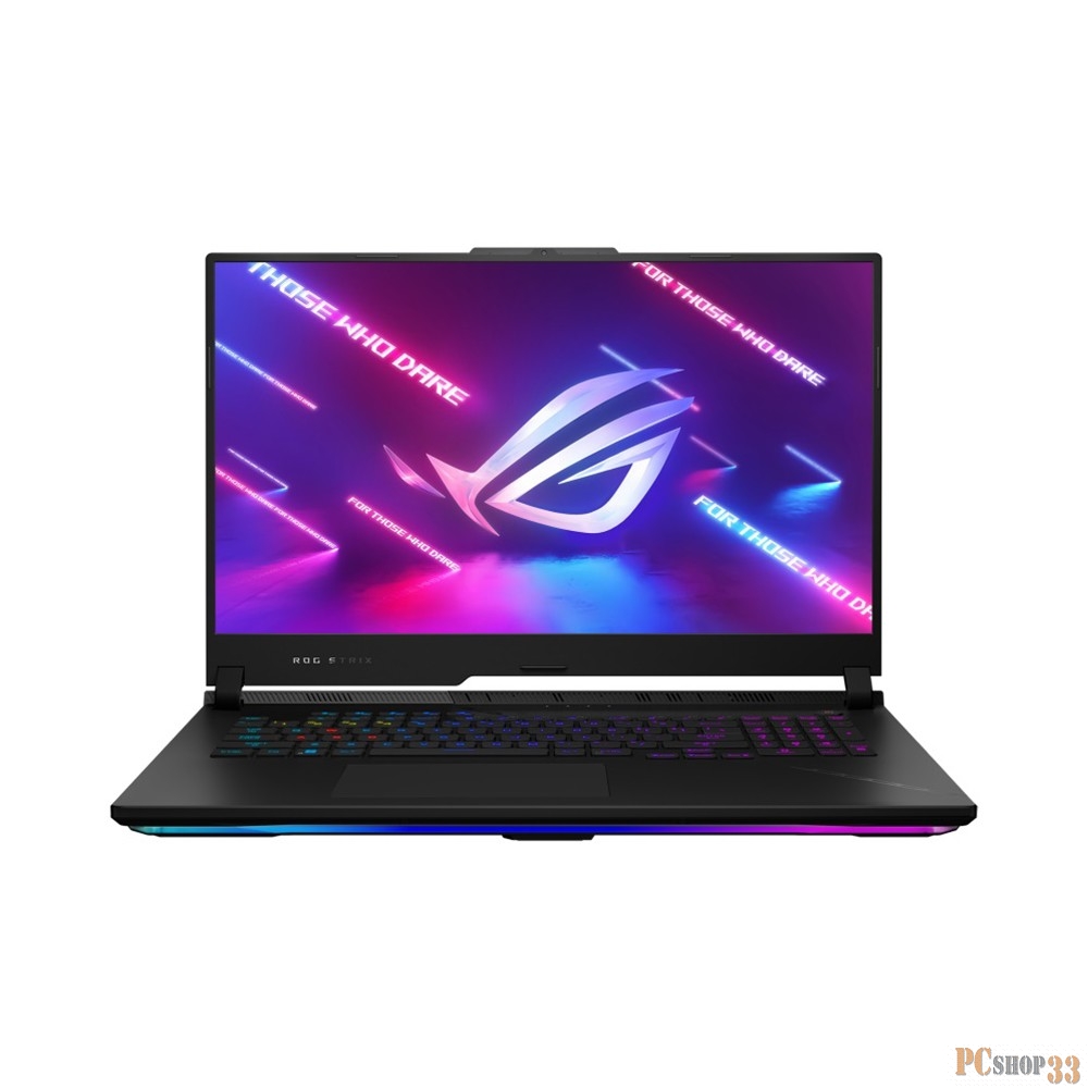 Ноутбук Asus ROG Strix Scar 17 G733PYV-LL064 Ryzen 9 7945HX 32Gb SSD1Tb NVIDIA GeForce RTX4090 16Gb 17.3 IPS WQHD (2560x1600) noOS black WiFi BT Cam (90NR0DB4-M005K0)