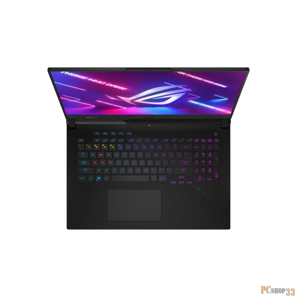 Ноутбук Asus ROG Strix Scar 17 G733PYV-LL064 Ryzen 9 7945HX 32Gb SSD1Tb NVIDIA GeForce RTX4090 16Gb 17.3 IPS WQHD (2560x1600) noOS black WiFi BT Cam (90NR0DB4-M005K0)