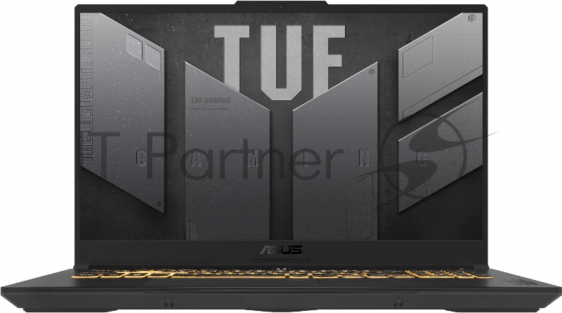 Ноутбук Asus TUF Gaming F17 FX707ZU4-HX058 Core i7 12700H 16Gb SSD512Gb NVIDIA GeForce RTX4050 6Gb 17.3 IPS FHD (1920x1080) noOS grey WiFi BT Cam (90NR0FJ5-M00370)