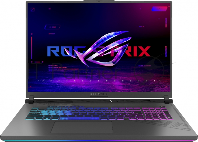 Ноутбук Asus ROG Strix G18 G814JV-N5080 Core i7 13650HX 16Gb SSD1Tb NVIDIA GeForce RTX4060 8Gb 18 IPS WUXGA (1920x1200) noOS grey WiFi BT Cam (90NR0CM1-M004Z0)