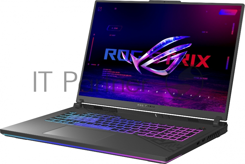 Ноутбук Asus ROG Strix G18 G814JV-N5080 Core i7 13650HX 16Gb SSD1Tb NVIDIA GeForce RTX4060 8Gb 18 IPS WUXGA (1920x1200) noOS grey WiFi BT Cam (90NR0CM1-M004Z0)