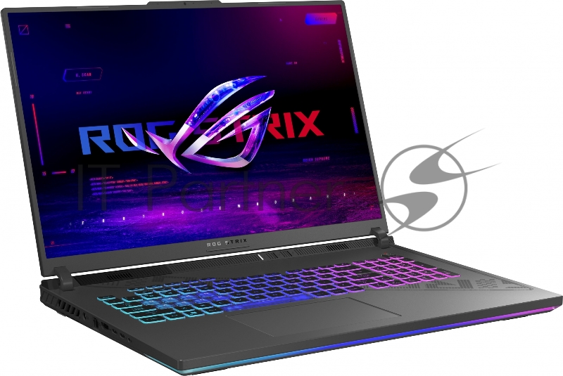 Ноутбук Asus ROG Strix G18 G814JV-N5080 Core i7 13650HX 16Gb SSD1Tb NVIDIA GeForce RTX4060 8Gb 18 IPS WUXGA (1920x1200) noOS grey WiFi BT Cam (90NR0CM1-M004Z0)