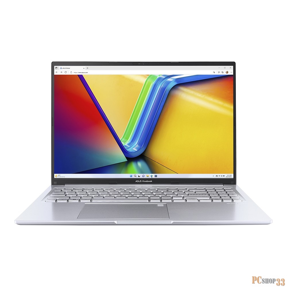 Ноутбук Asus VivoBook 16 M1605YA-MB340 Ryzen 7 5825U 16Gb SSD512Gb AMD Radeon 16 IPS WUXGA (1920x1200) noOS grey WiFi BT Cam (90NB10R2-M00FL0)