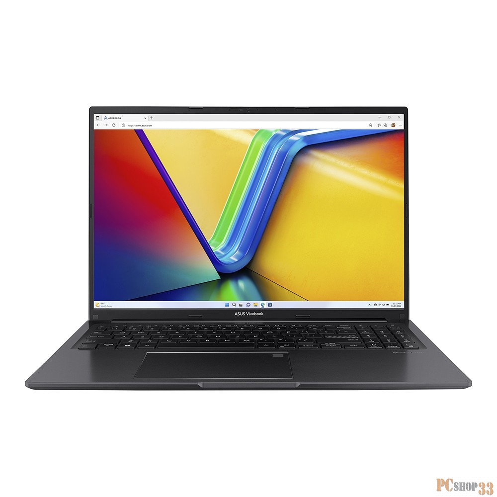 Ноутбук Asus VivoBook 16 M1605YA-MB341 Ryzen 7 5825U 16Gb SSD512Gb AMD Radeon 16 IPS WUXGA (1920x1200) noOS black WiFi BT Cam (90NB10R1-M00FM0)