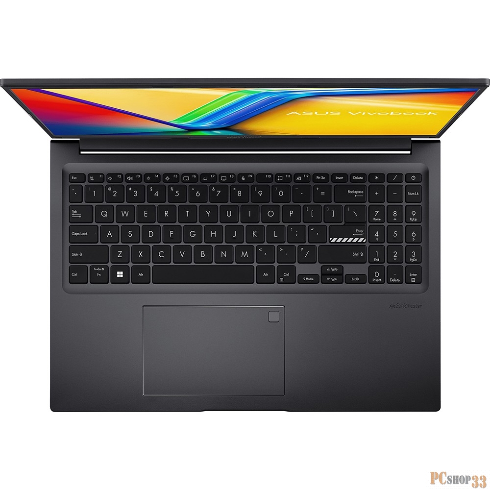 Ноутбук Asus VivoBook 16 M1605YA-MB341 Ryzen 7 5825U 16Gb SSD512Gb AMD Radeon 16 IPS WUXGA (1920x1200) noOS black WiFi BT Cam (90NB10R1-M00FM0)