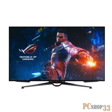 Монитор ASUS 41.5 ROG SWIFT PG42UQ OLED 3840x2160, 0.1ms, 450cd/m2, 178°/178°, 1.5M:1, HDMI v2.1*2, v2.0*2 DP, USB-Hub, HDR10, MM, Woofer, 138Hz, G-Sync, Tilt, VESA, Black 90LM0840-B01970 3 years