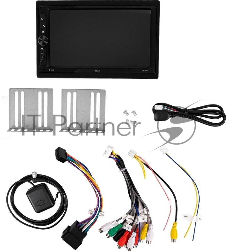 Автомагнитола ACV AD-7002 2DIN 4x50Вт ПО:Яндекс.Навигатор