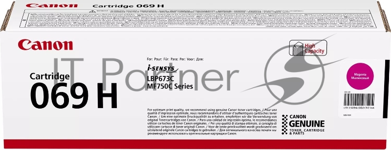 Картридж лазерный Canon 069HM 5096C002/004 пурпурный (6000стр.) для Canon MF752Cdw