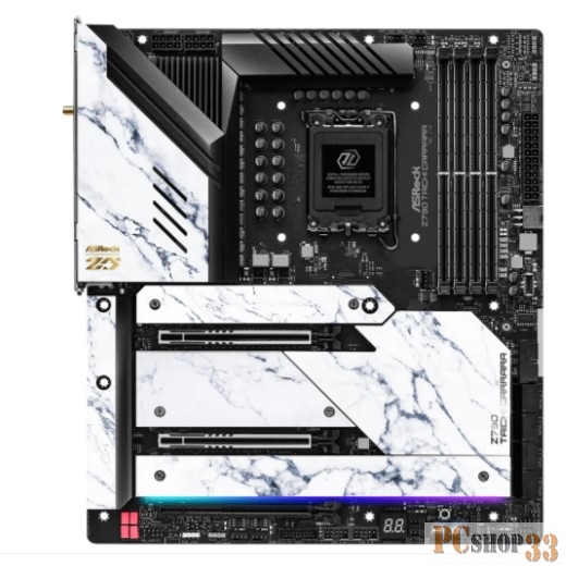 Материнская плата ASRock Z790 TAICHI CARRARA, Socket 1700, Intel®Z790, 4xDDR5-4800, HDMI, 3xPCI-Ex16, 8xSATA3(RAID 0/1/5/10), 5xM.2, 6 Ch Audio, 1xGLan, 1x2.5GLan, WiFi, (2+3)xUSB2.0, (8+4)xUSB3.2, (0+1)xUSB3.2 Type-C™, (2+0)xUSB4 Type-C™, ATX, RTL {