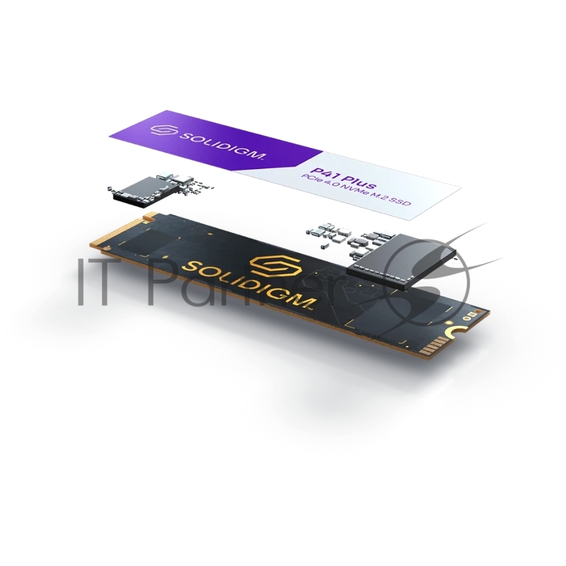 Твердотельный накопитель M.2 2280 SSDPFKNU512GZX1 512GB P41 Plus, PCIe Gen4x4 with NVMe, 3500/1625, IOPS 115/390K,3D QLC, 200TBW