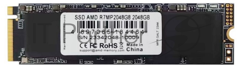 Твердотельный накопитель AMD 2048Gb M.2 PCIE 4.0 2280 3D NAND Retail R7MP2048G8