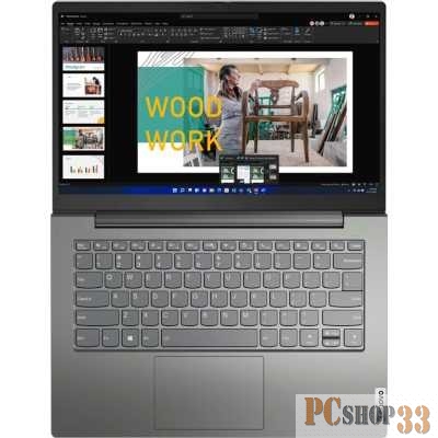 Ноутбук Lenovo ThinkBook 14 G4 IAP 14.0 FHD (1920x1080) IPS 300N, i5-1235U, 16GB DDR4 3200, 512GB SSD M.2, Intel UHD, Wifi, BT, FPR, TPM2, FHD Cam, 45Wh, 65W USB-C Slim, Win 11 Pro RUS, 1Y, 1.4kg