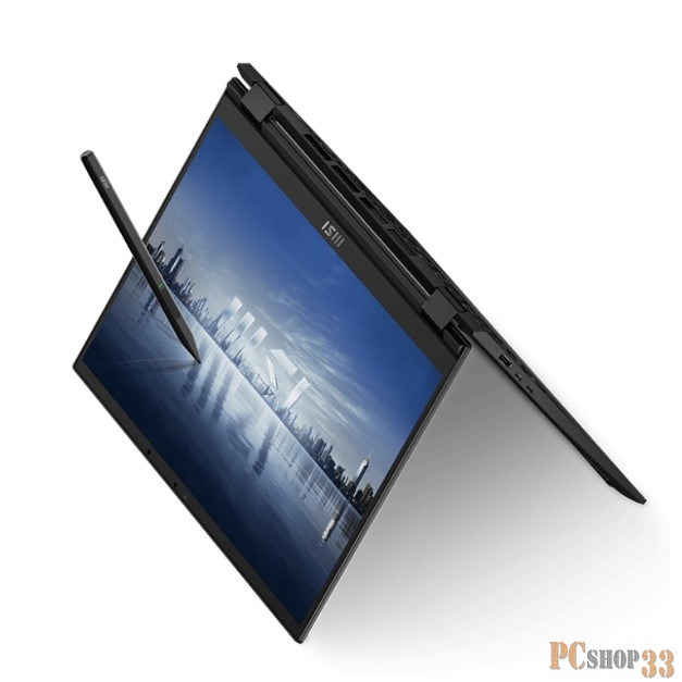 Ноутбук MSI Summit 14 E14FlipEvo A13MT-469XRU, Core I5-1340P 14 16:10 QHD+ (2560x1600), IPS,Touch panel,Pen,LPDDR5 16GB, 512GB M.2 SSD,Iris Xe Graphics,Ink Black,72Whr,1,59kg,2y,DOS,KB Eng/Rus