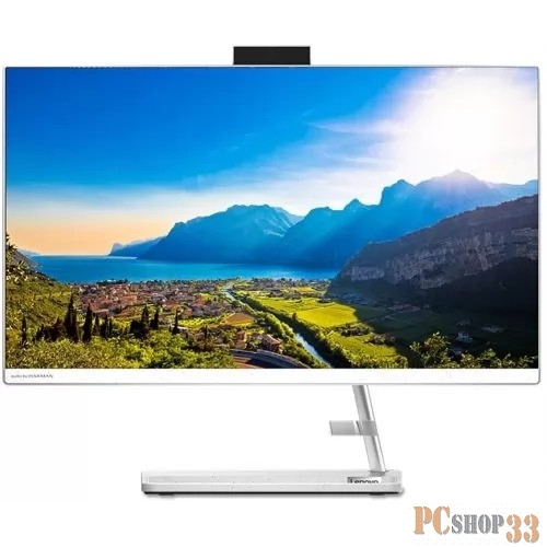 Моноблок Lenovo IdeaCentre AIO 3 24ALC6 23.8 FHD (1920x1080) IPS 250N, Ryzen 5 7530U, 2x4GB DDR4 3200, 512GB SSD M.2, Radeon Graphics, WiFi, BT, HD Cam, Wireless KB&Mouse, NoOS, White, 1Y