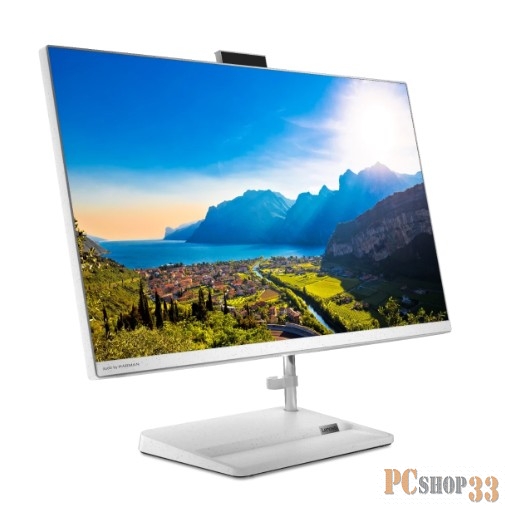 Моноблок Lenovo IdeaCentre AIO 3 24ALC6 23.8 FHD (1920x1080) IPS 250N, Ryzen 5 7530U, 2x4GB DDR4 3200, 512GB SSD M.2, Radeon Graphics, WiFi, BT, HD Cam, Wireless KB&Mouse, NoOS, White, 1Y