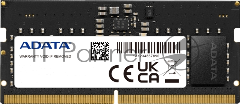 Модуль памяти 32GB ADATA DDR5 4800 SO DIMM AD5S480032G-S Non-ECC, CL40, 1.1V, RTL
