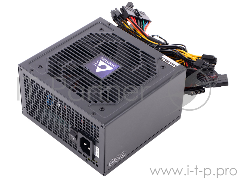 Блок питания 650Вт Chieftec Force CPS-650S ATX12V V2.3 (24+4/8+6/8pin, вентилятор d120мм) + кабель питания EURO (1.5м)