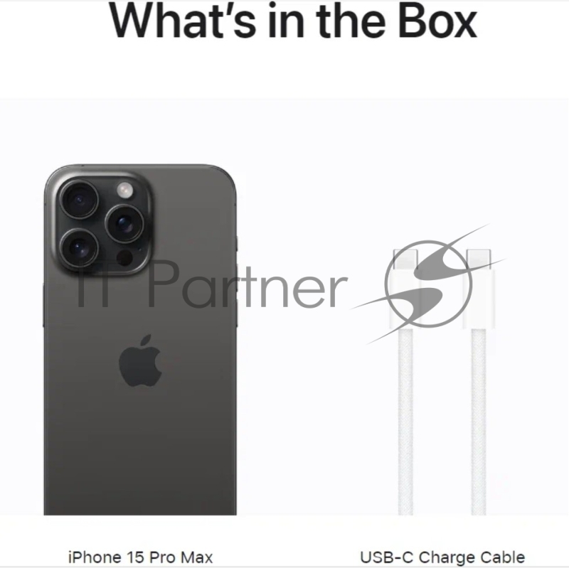 Смартфон Apple iPhone 15 Pro Max 256Gb Black Titanium with Sim tray (MU773ZD/A)