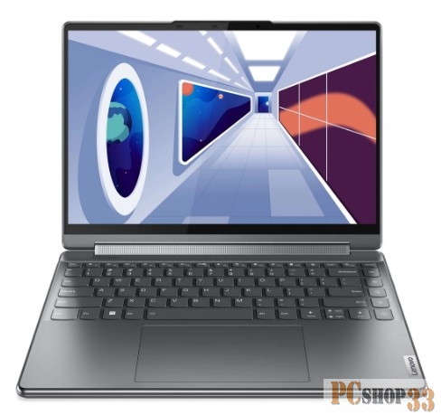 Ноутбук Lenovo Yoga 9 14IRP8 14(2880x1800 OLED)/Touch/Intel Core i7 1360P(2.2Ghz)/16384Mb/512SSDGb Iris Xe Graphics/Cam/BT/WiFi/75WHr/war 1y/1.4kg/storm grey/Win11Home + 65W, Pen, RU kbd